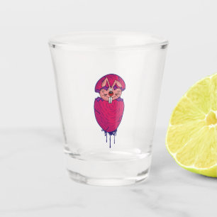 Verre A Shot OEuf de lapin de Pâques, Joyeux Jour de Pâques
