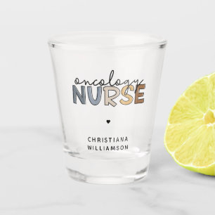 Verre A Shot Oncologie personnalisée Infirmière Oncologie RN Ca
