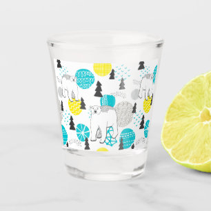 Verre A Shot Ours polaire
