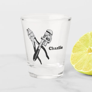 Verre A Shot OUTILS de nom personnalisé