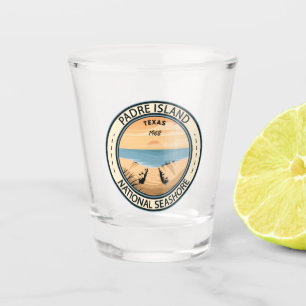 Verre A Shot Padre Island National Seashore Texas Badge