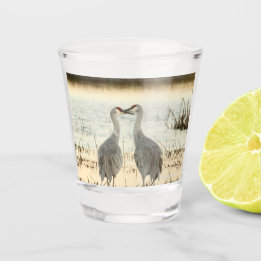 Verre A Shot Paire de crâne de Sandhill