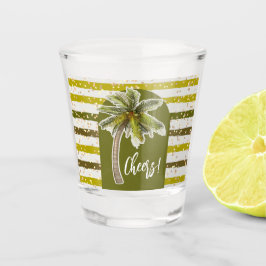 Verre A Shot Palm Tree Tropical