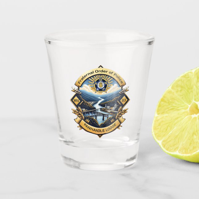 Verre A Shot Panhandle Lodge 83 (Devant)