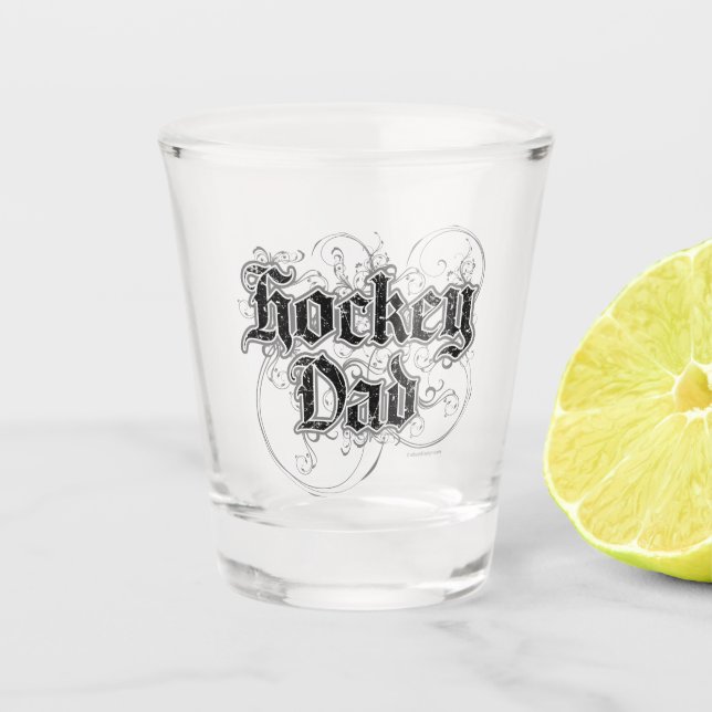 Verre A Shot Papa de hockey (Devant)