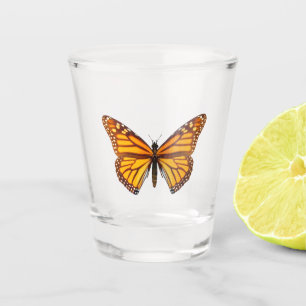 Verre A Shot Papillon Monarque