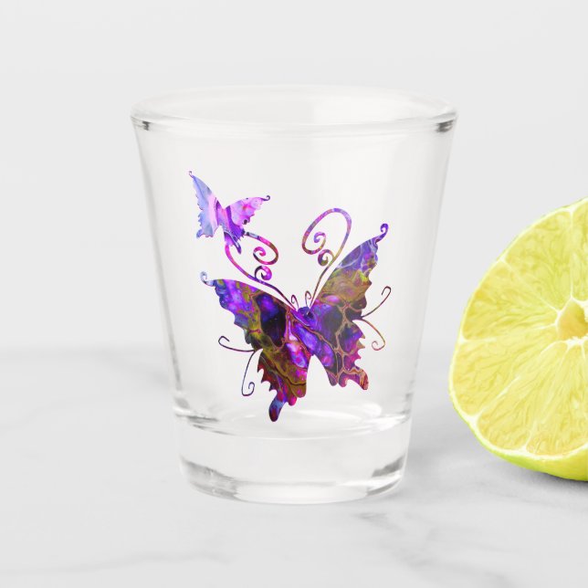 Verre A Shot Papillons d'imaginaire (Devant)