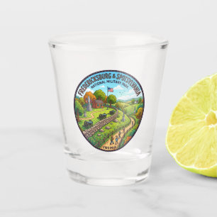 Verre A Shot Parc militaire national de Fredericksburg & Spotsy