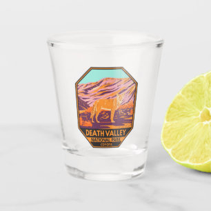 Verre A Shot Parc national de Death Valley Coyote Vintage