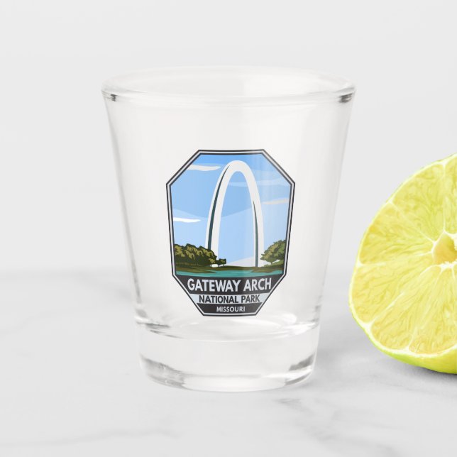 Verre A Shot Parc national Gateway Arch Missouri (Devant)