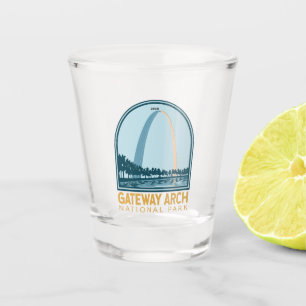 Verre A Shot Parc national Gateway Arch Vintage