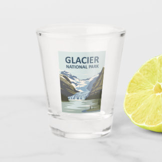 Verre A Shot Parc national Glacier Art de voyage