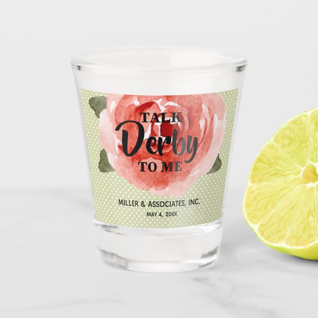 Verre A Shot Parlez Derby à mon parti Favoriser (Devant)