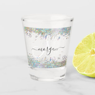 Verre A Shot Parties scintillant holographique Rainbow Pastels 