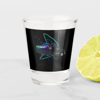 Verre A Shot Party Bus Time Neon Nightlife Shot Party