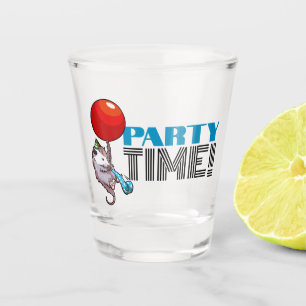 Verre A Shot PARTY TIME! Possum Funny Flottant Opossum