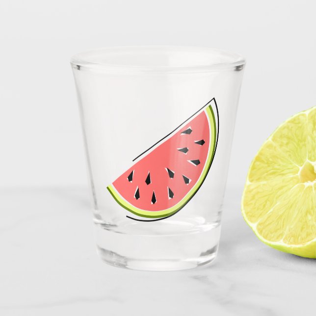 Verre A Shot Pâte de pastèque (Devant)