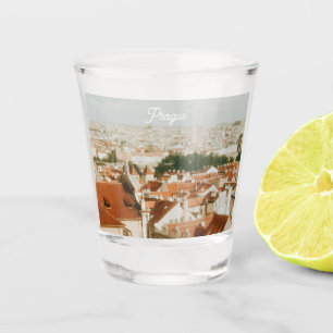 Verre A Shot Paysage urbain de Prague Souvenir