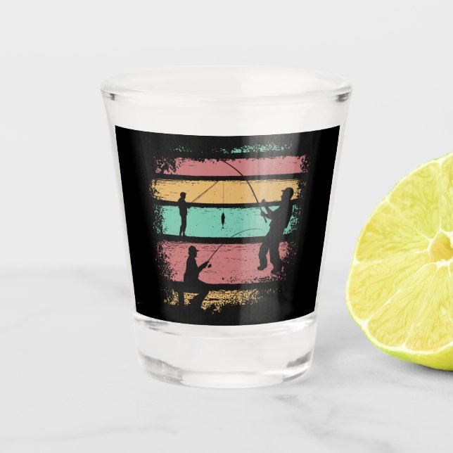 Verre A Shot Pêche vintage (Devant)