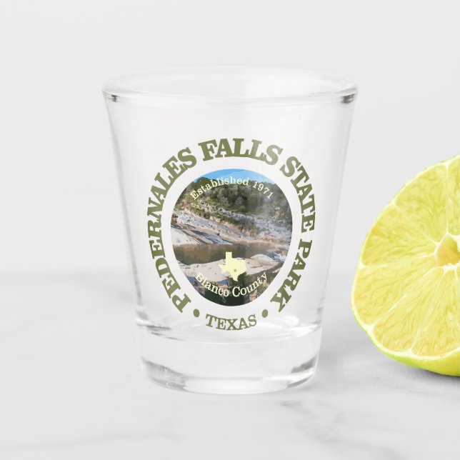 Verre A Shot Pedernales Falls SP (Devant)