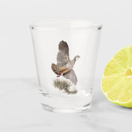 Verre A Shot Perdrix de Chukar, Art