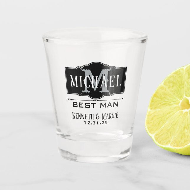 VERRE À SHOT PERSONNALISÉ DU TÉMOIN (Devant)