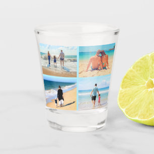 Verre A Shot Personnalisé Personnalisé Votre Collage Photo Verr