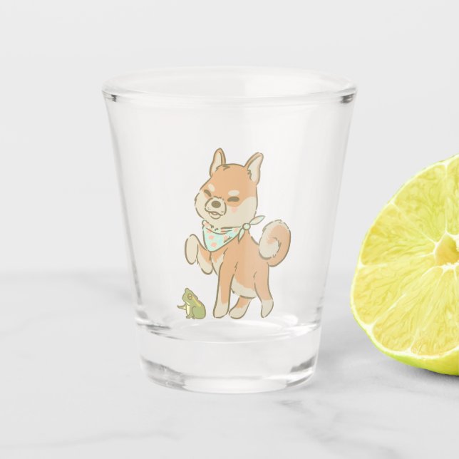 Verre A Shot Petite grenouille gardienne (Devant)