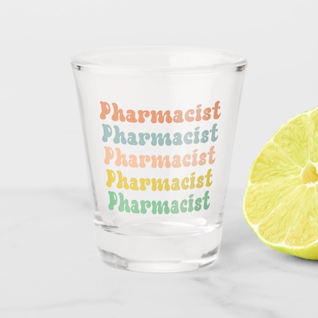 Verre A Shot Pharmacien Retro Super (Devant)