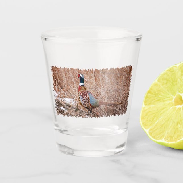 Verre A Shot Pheasant à col rond (Devant)