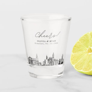 Verre A Shot Philadelphie Mariage Favoriser les encouragements