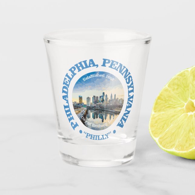 Verre A Shot Philadelphie (villes) (Devant)