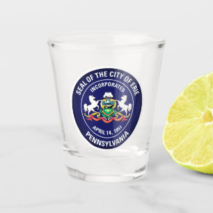 Verre A Shot Phoque de la ville d'Erie, Pennsylvanie