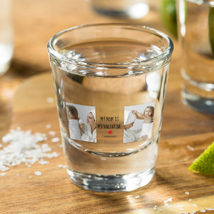 Verre A Shot Photo Collage   Ma mère est mon cadeau Valentine