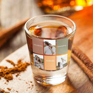 Verre A Shot Photo de collection familiale Merci béni Gratefu