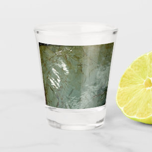 Verre A Shot Photo de la nature de dalles rocheuses couvertes d