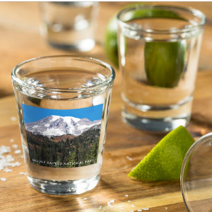 Verre A Shot Photo de voyage du parc national du Mont-Rainier