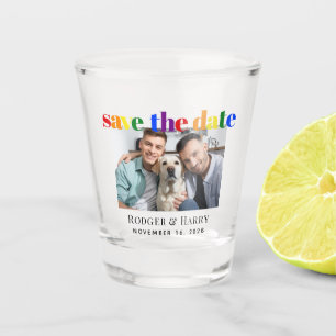 Verre A Shot Photo Mariage gay Enregistrer la date