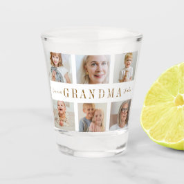 Verre A Shot Photos personnalisées de grand-mère