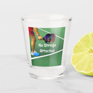 Verre A Shot Pickleball Funny No Strings Attaché