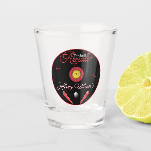 Verre A Shot Pinball Arcade (Devant)