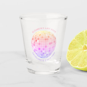 Verre A Shot Pink Sparkly Disco Bachelorette Week-End