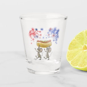 Verre A Shot Pique-nique 4 juillet Nuit de Mic et Mac
