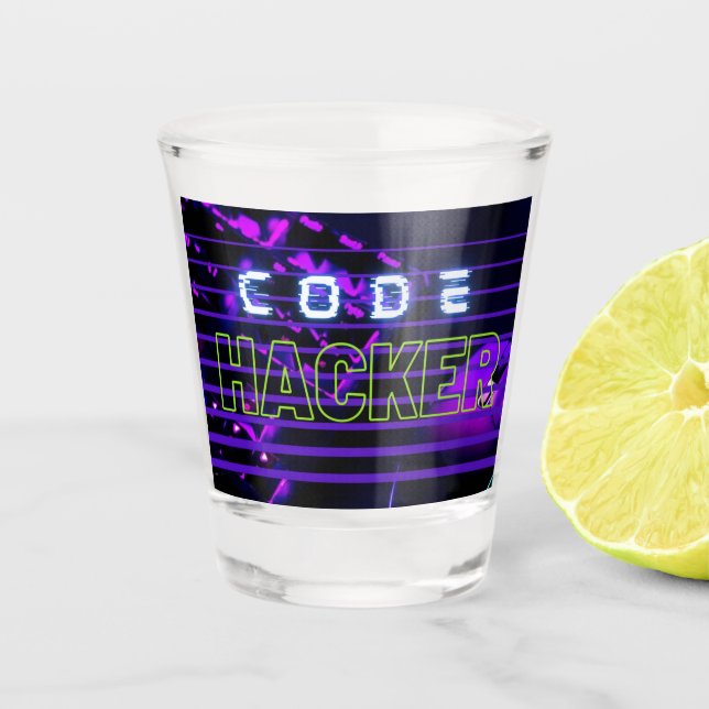 Verre A Shot pirate de code (Devant)