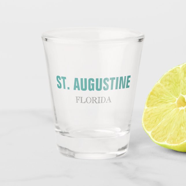 Verre A Shot Plage personnalisée Saint Augustine Florida (Devant)