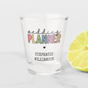 Verre A Shot Planificateur d'événements de mariage personnali