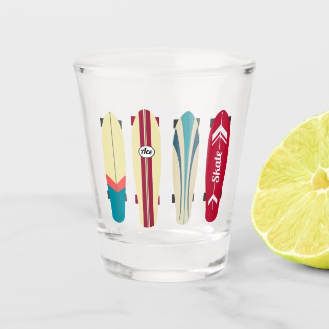 Verre A Shot Platines vintages (Devant)