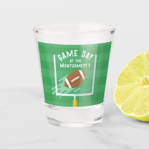 Verre A Shot Point de football après le relèvement