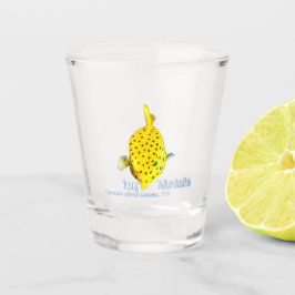 Verre A Shot Poisson jaune