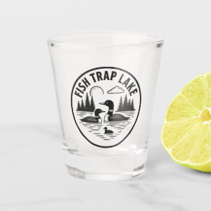 Verre A Shot Poisson Trap Loin du lac et conception des pins